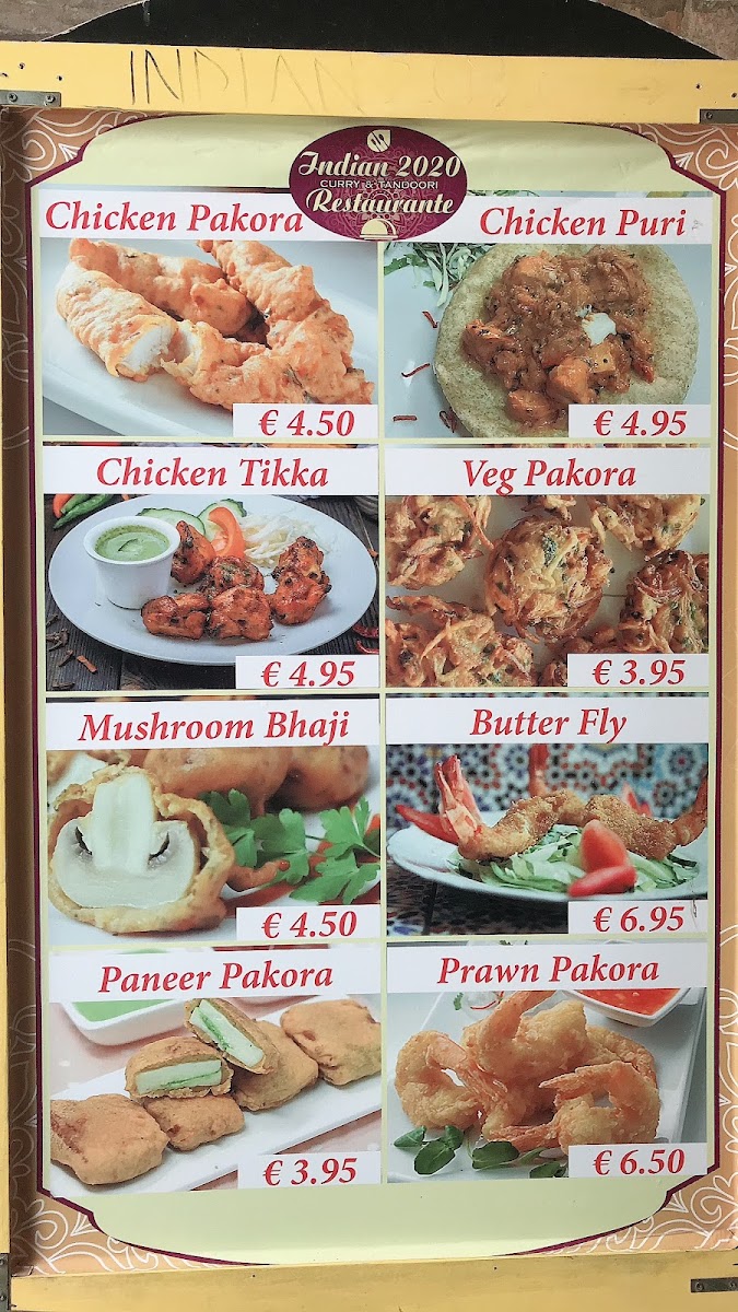Indian 2020 restaurant Photo Menu 10