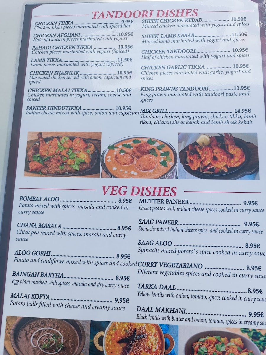 Indian 2020 restaurant Photo Menu 9