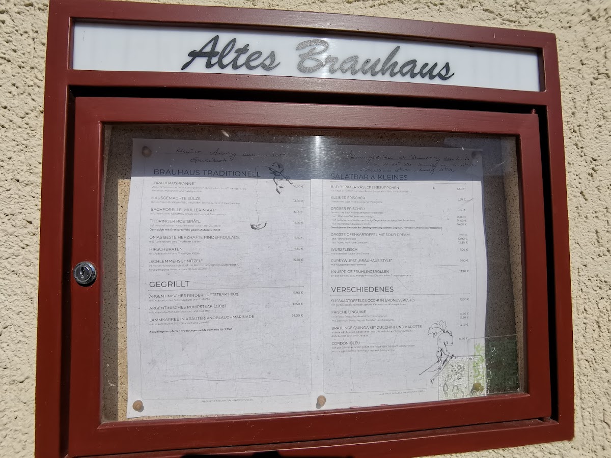 Restaurant Altes Brauhaus Photo Menu 10