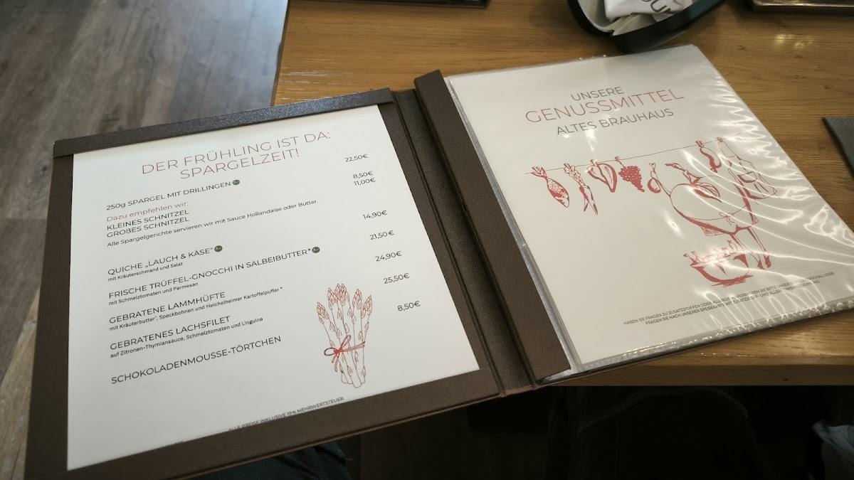 Restaurant Altes Brauhaus Photo Menu 7