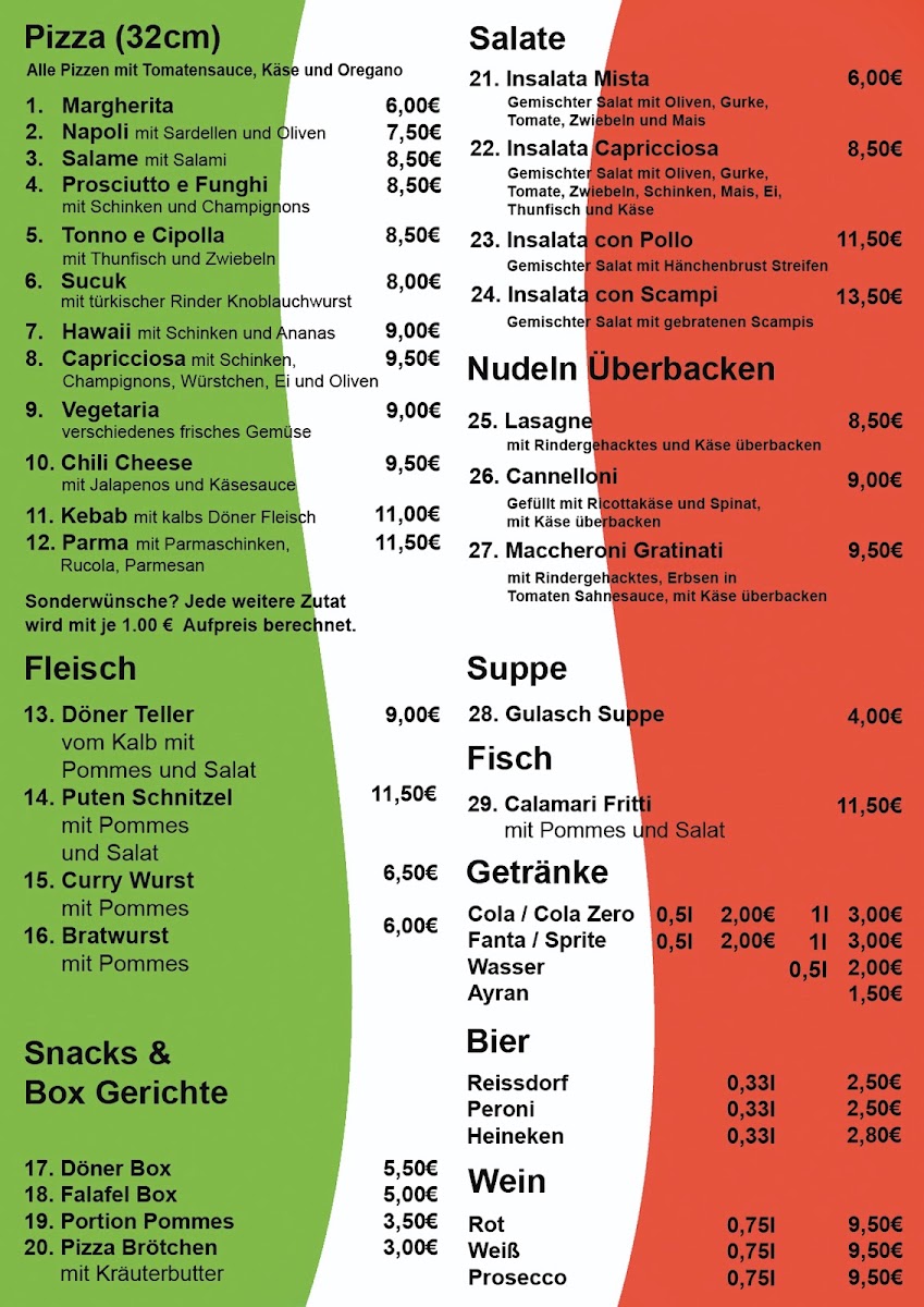 Heisse Ecke Pizzeria/Street Food Photo Menu 3
