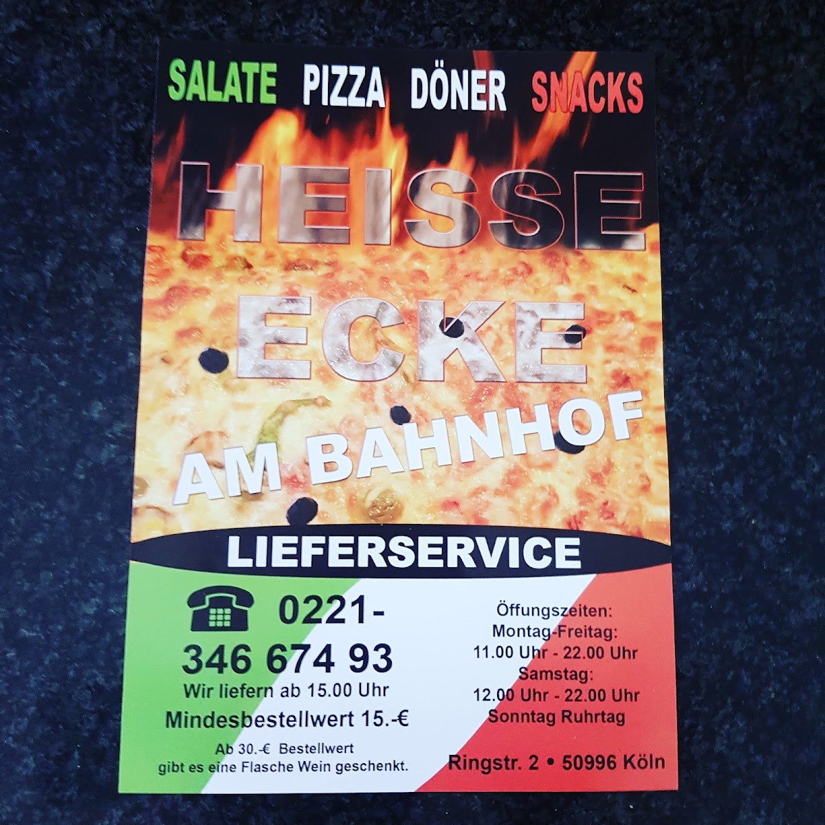 Heisse Ecke Pizzeria/Street Food Photo Menu 7
