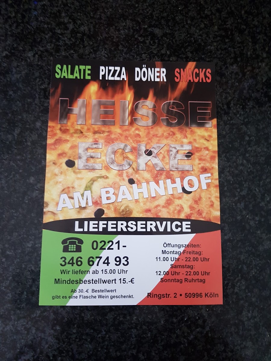Heisse Ecke Pizzeria/Street Food Photo Menu 8