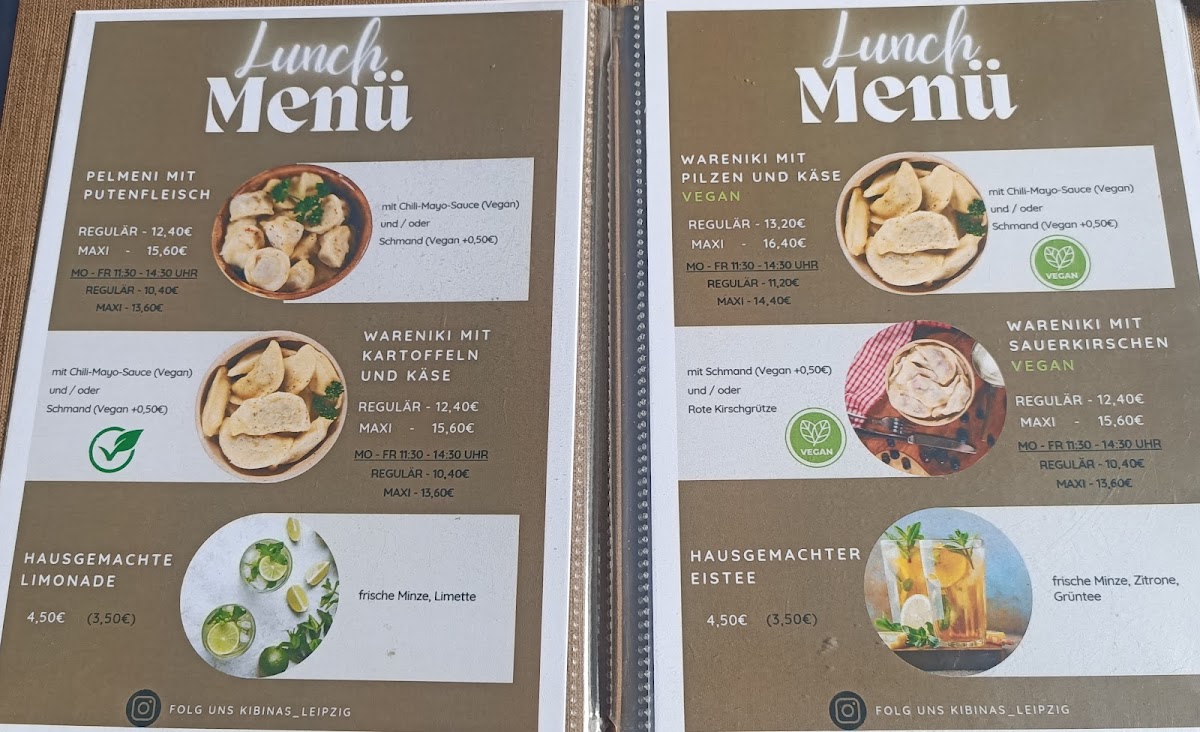 Café Kibinas Leipzig Photo Menu 2