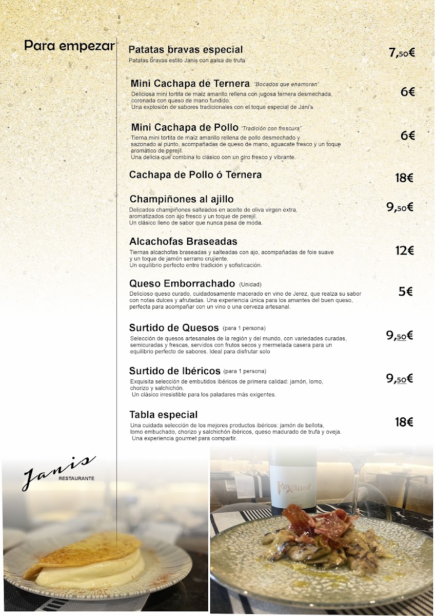 Janis Gastrobar Photo Menu 3