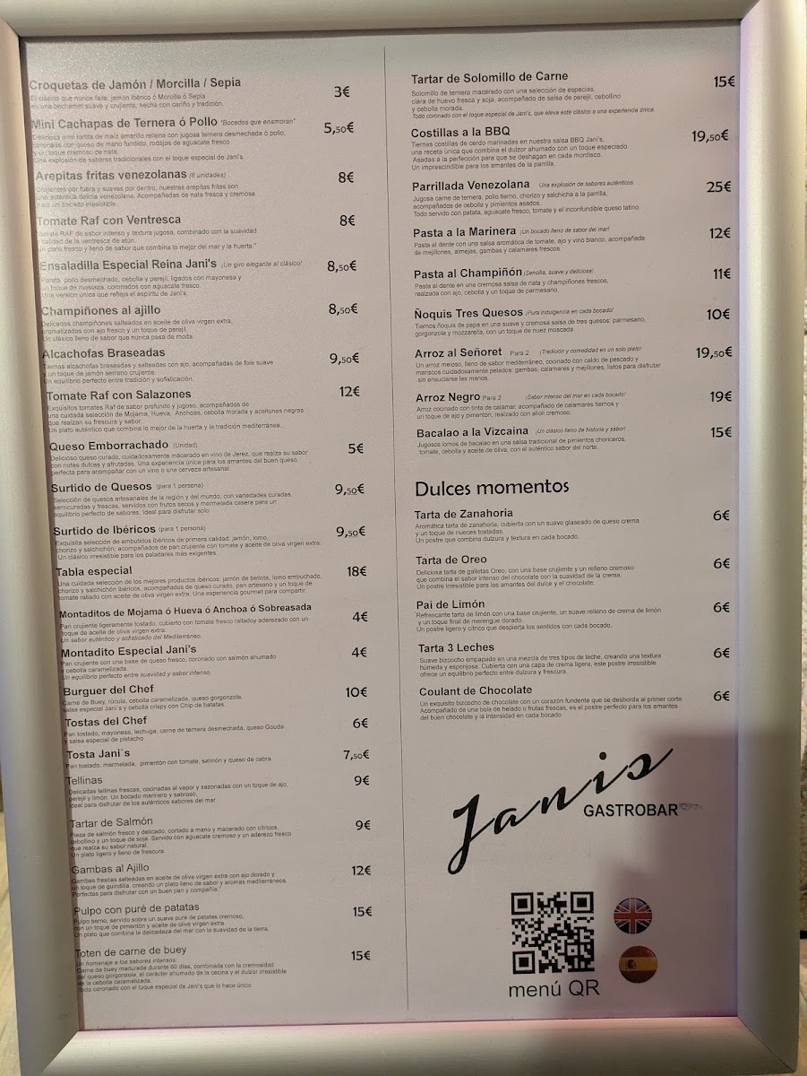 Janis Gastrobar Photo Menu 7