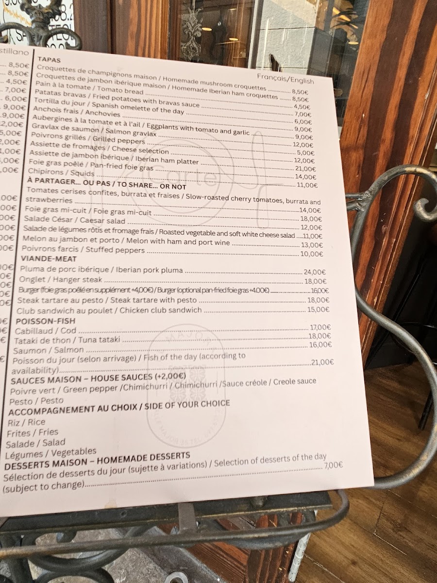 EL Majoral - Sitges Photo Menu 8