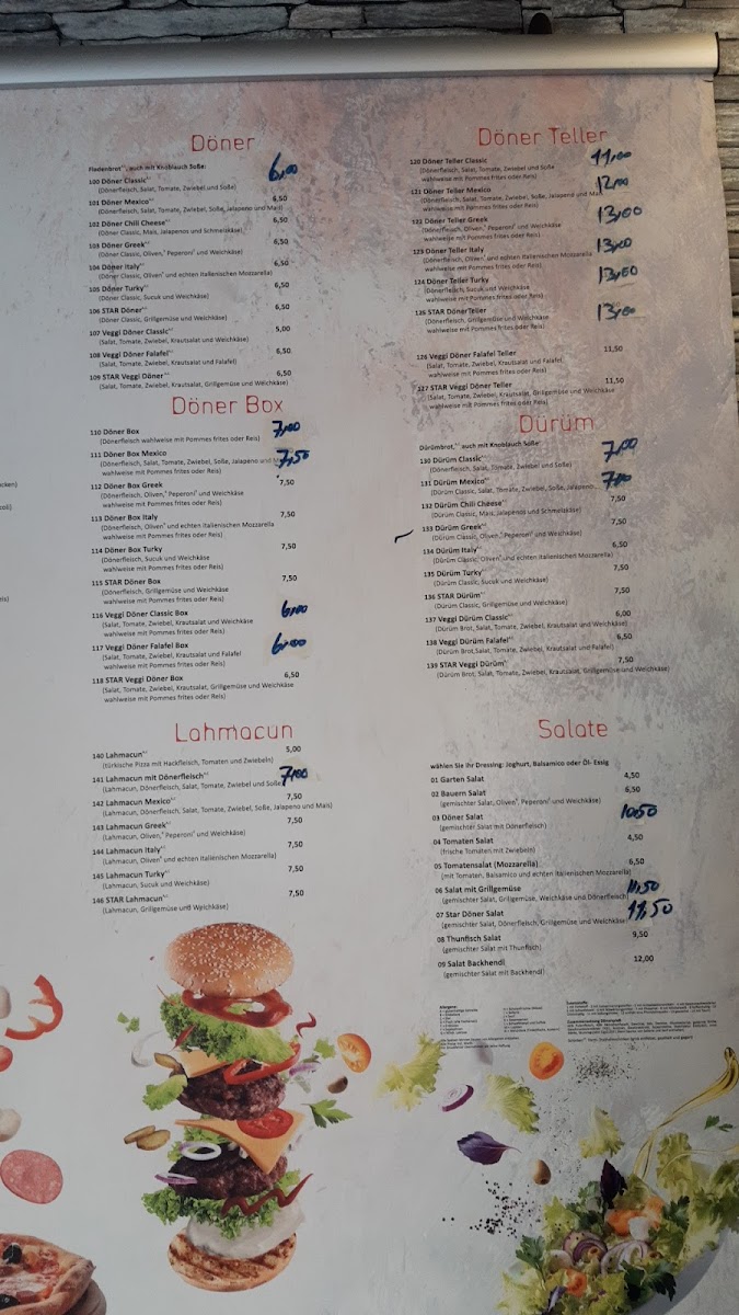 Star Pizza & Döner Traunstein Photo Menu 3