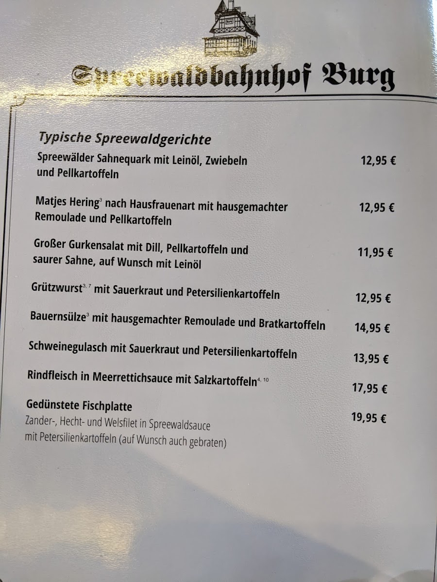 Gaststätte Alter Bahnhof Photo Menu 7