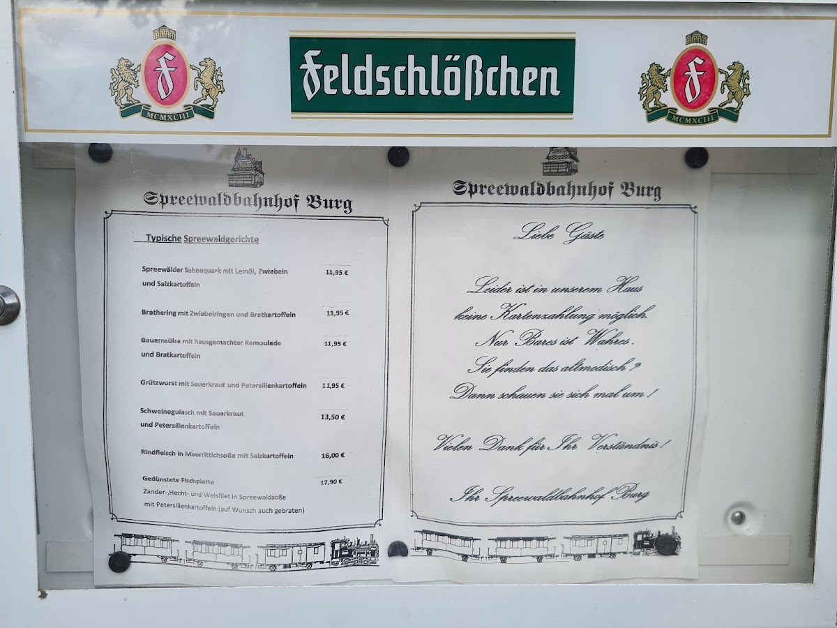 Gaststätte Alter Bahnhof Photo Menu 8