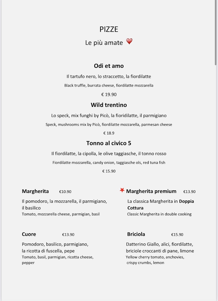 Picò - Pizza e Cocktail Photo Menu 7