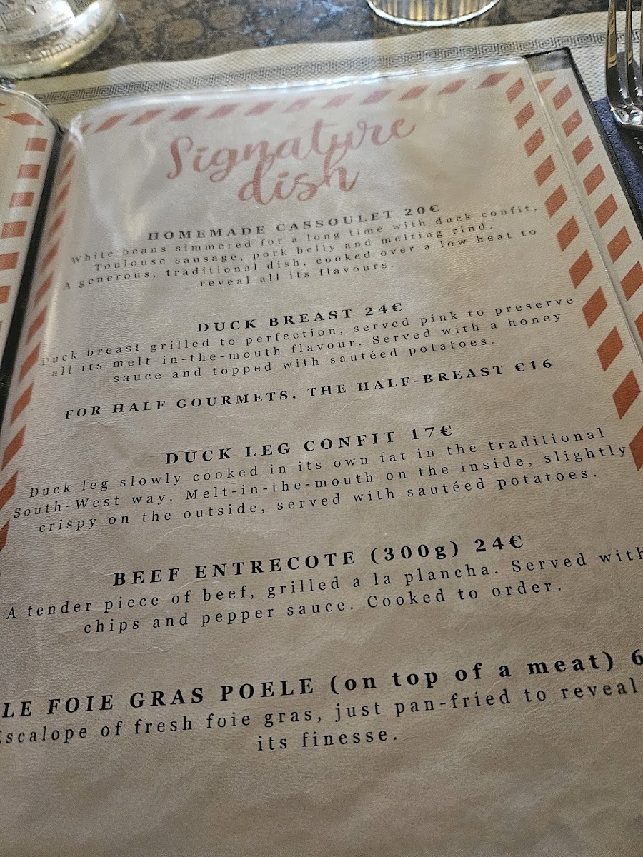 Restaurant Le Longchamp Photo Menu 4