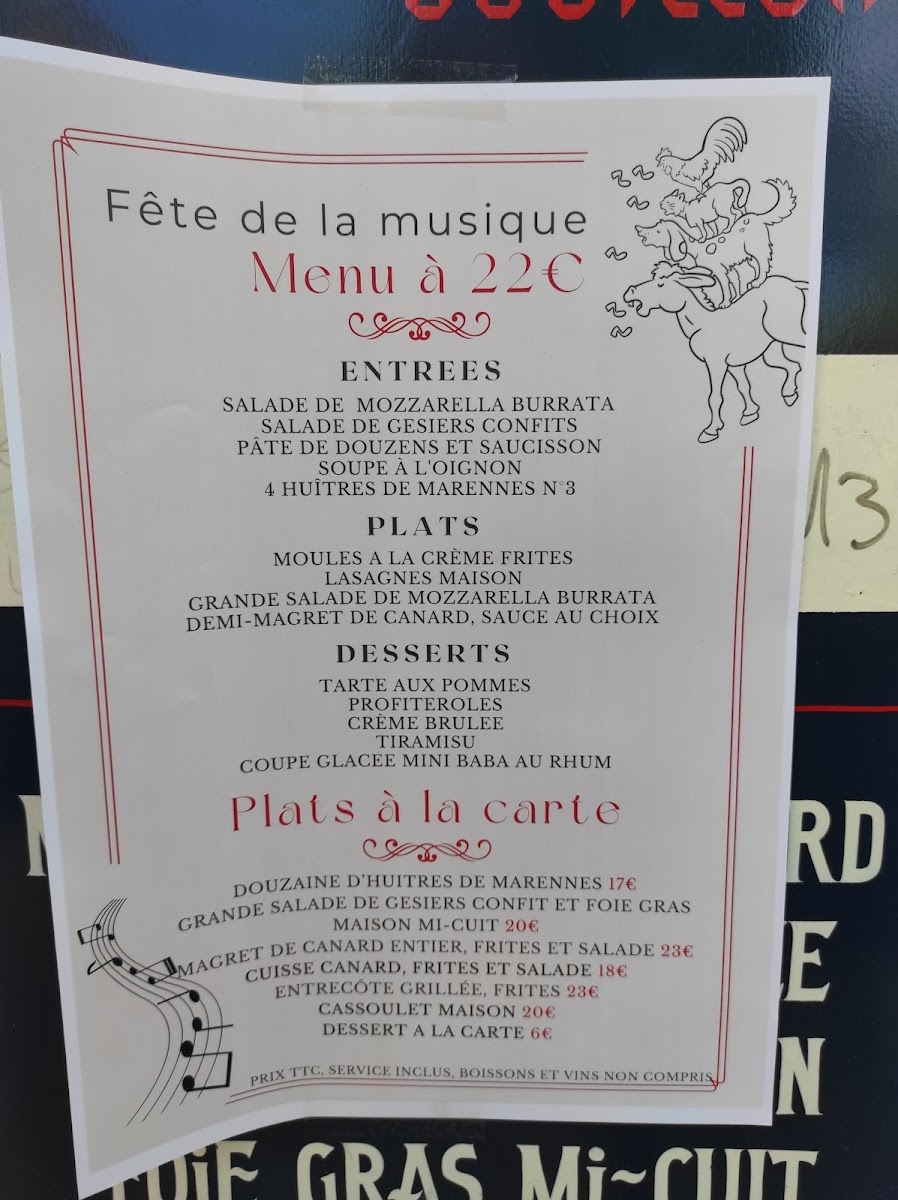 Restaurant Le Longchamp Photo Menu 5