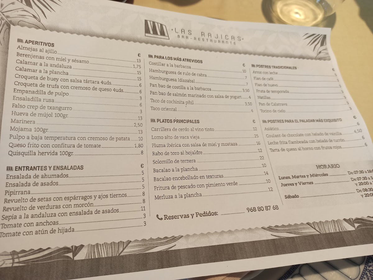 Las Rajicas Photo Menu 4