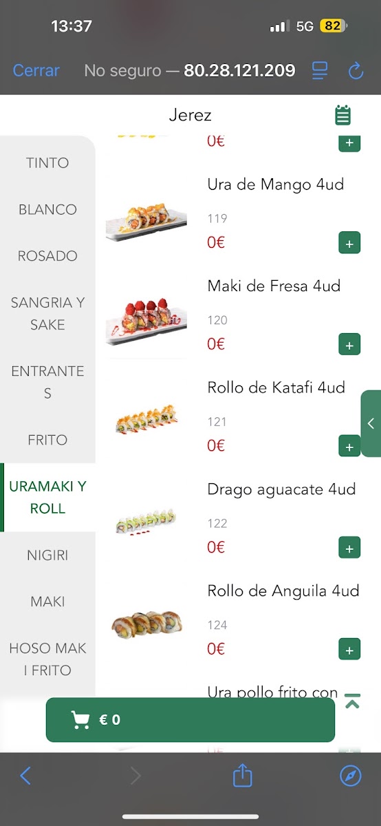 Sushi Saki Jerez - Área Sur Photo Menu 2