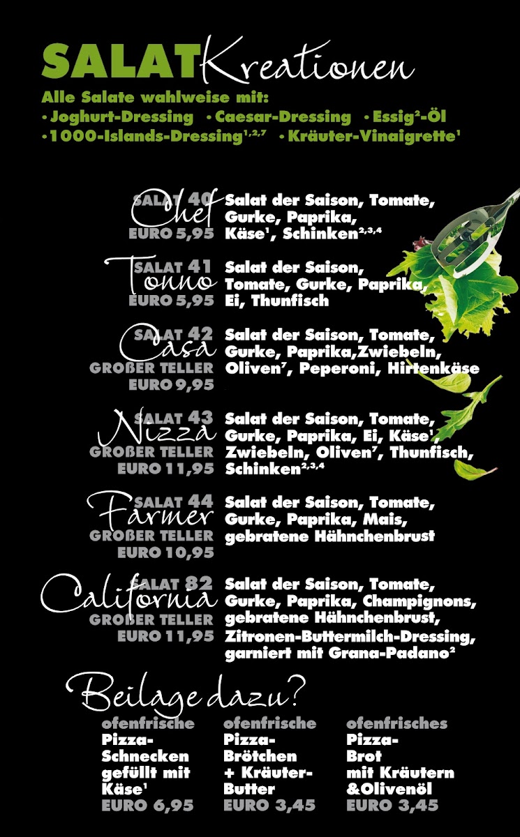 Dinos Pizza Taxi Photo Menu 3