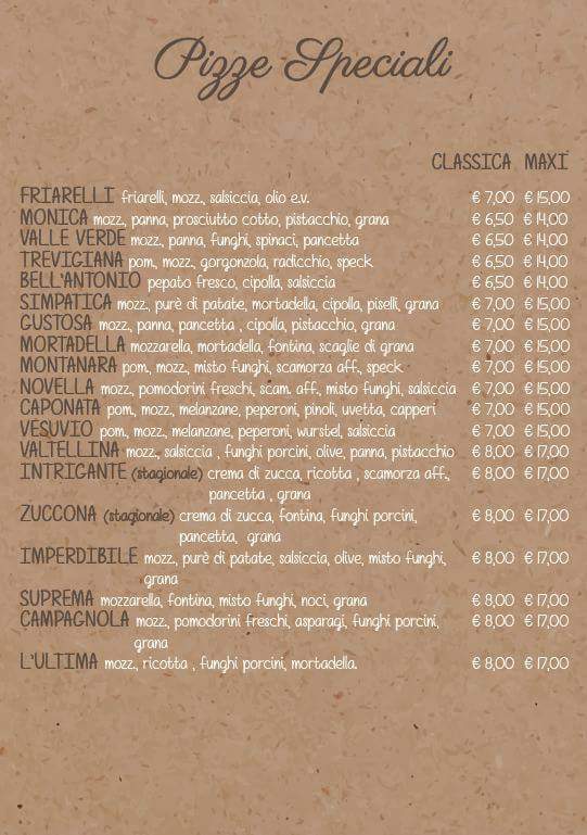 Pizzeria Tutto Pizza Photo Menu 10