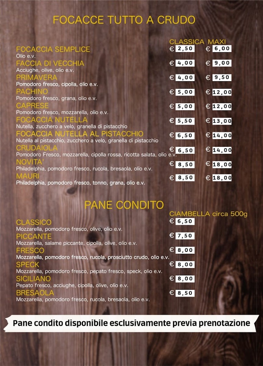 Pizzeria Tutto Pizza Photo Menu 7