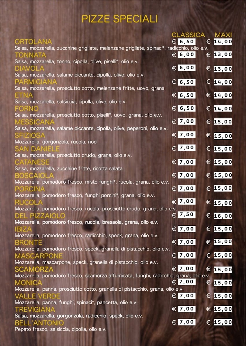 Pizzeria Tutto Pizza Photo Menu 8