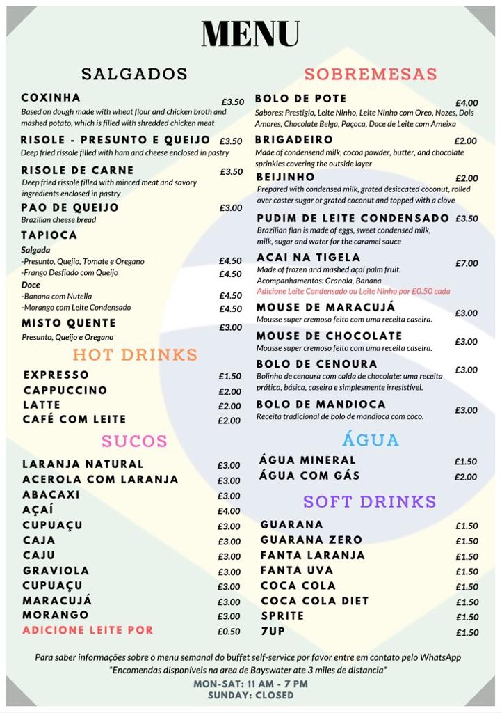 Brazilian House Photo Menu 1
