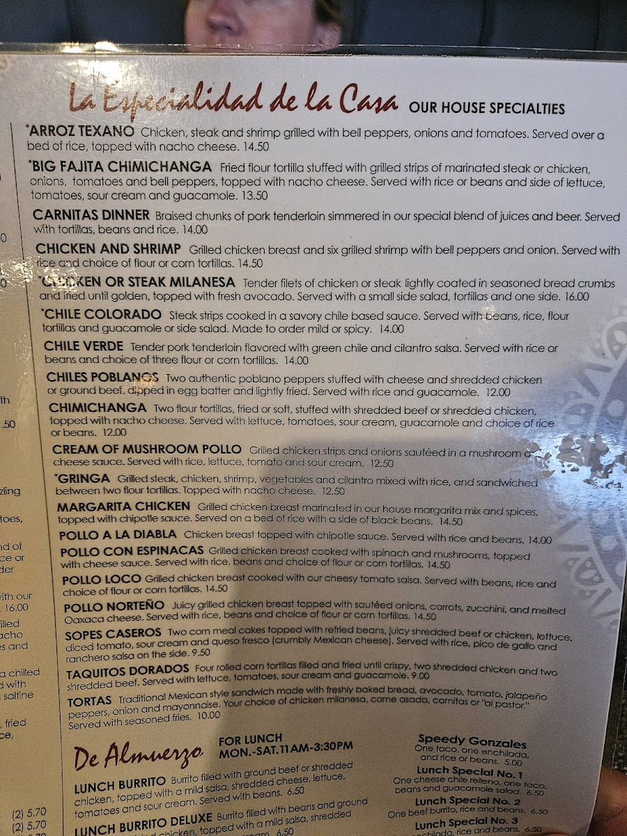 Jalapenos Mexican Restaurant Photo Menu 6