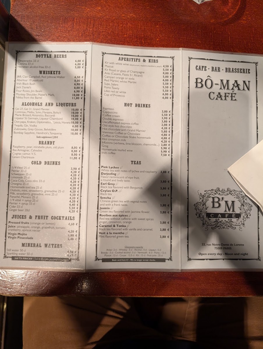 Bo Man Café Photo Menu 2