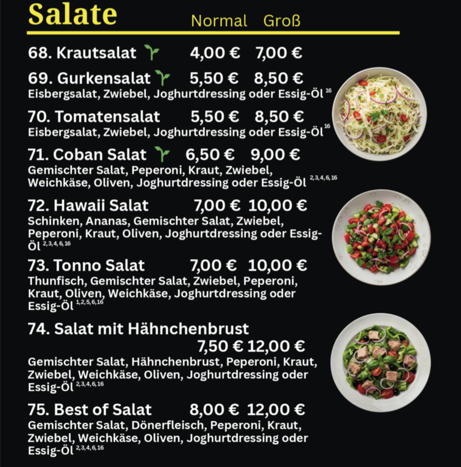 Best Of Kebab Nienstädt Photo Menu 2