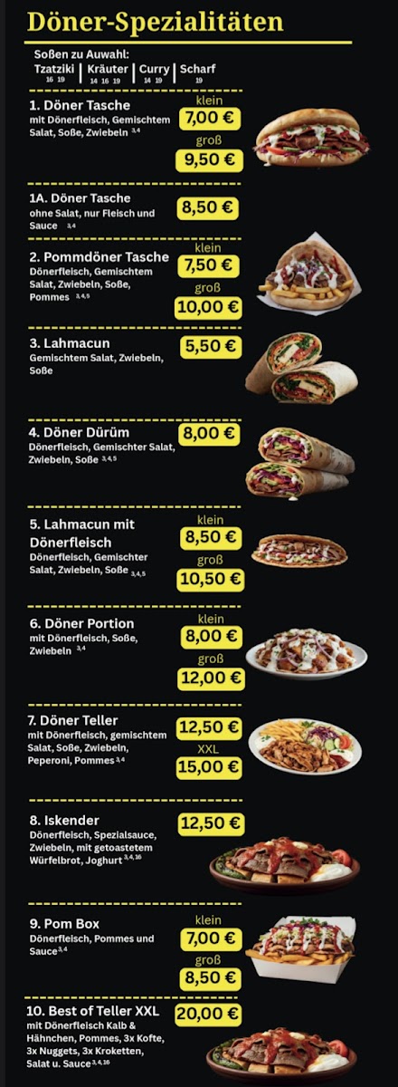 Best Of Kebab Nienstädt Photo Menu 4