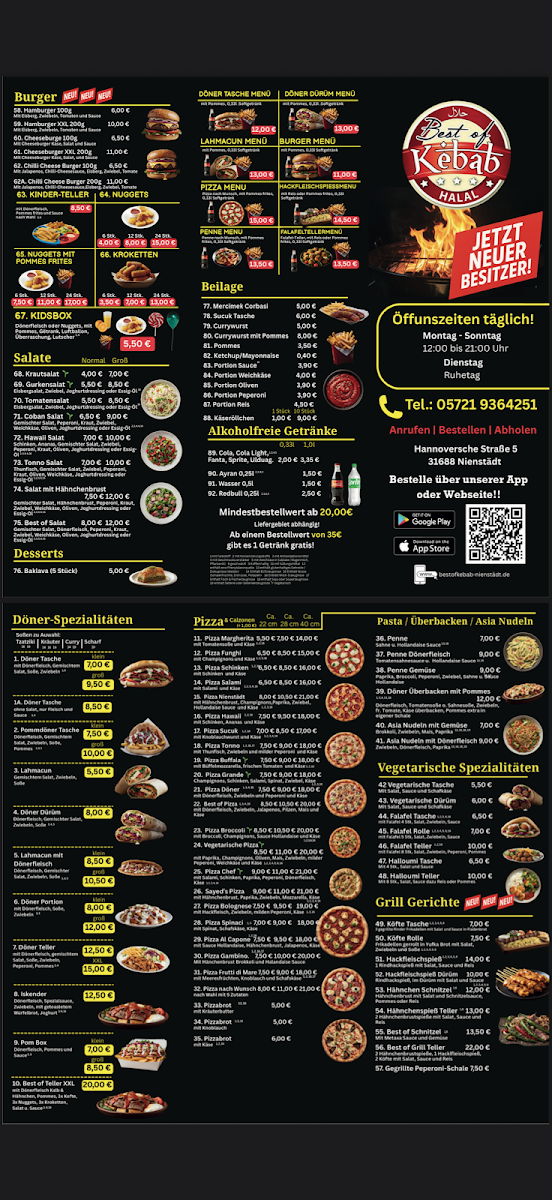 Best Of Kebab Nienstädt Photo Menu 7