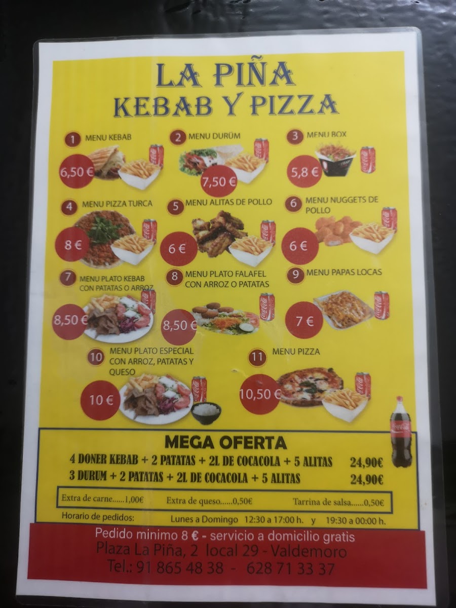 Piña kebab y pizza restaurant Photo Menu 5