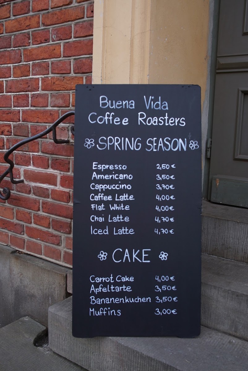 Buena Vida Coffee Roasters Photo Menu 4