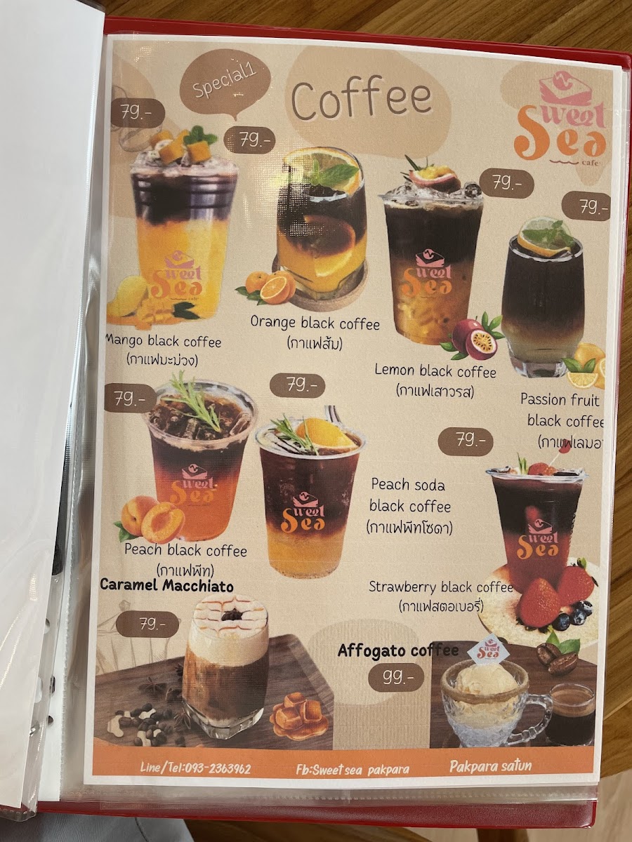 Sweet Sea Cafe' Pakbara Photo Menu 2
