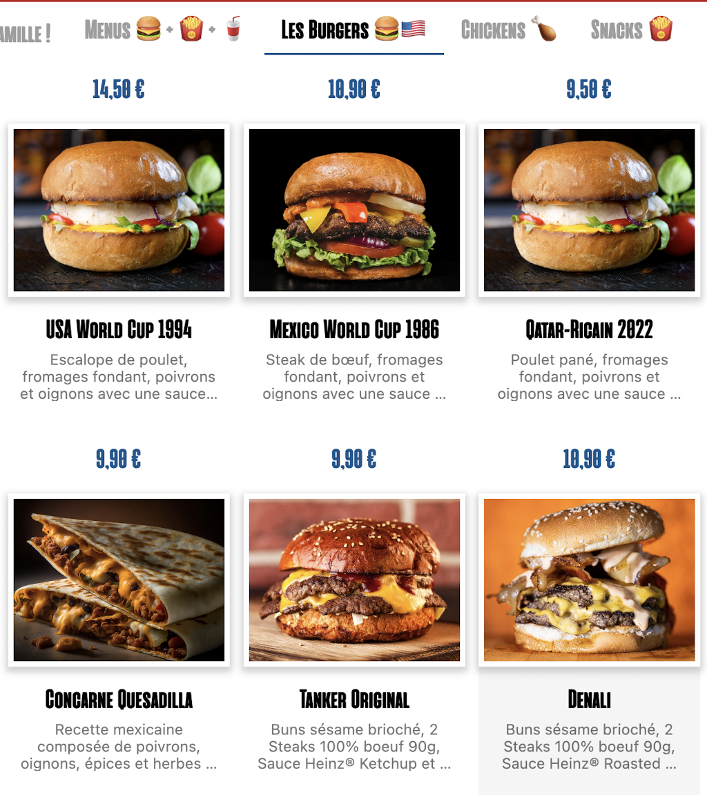 U's Canteen - Courbevoie Photo Menu 2