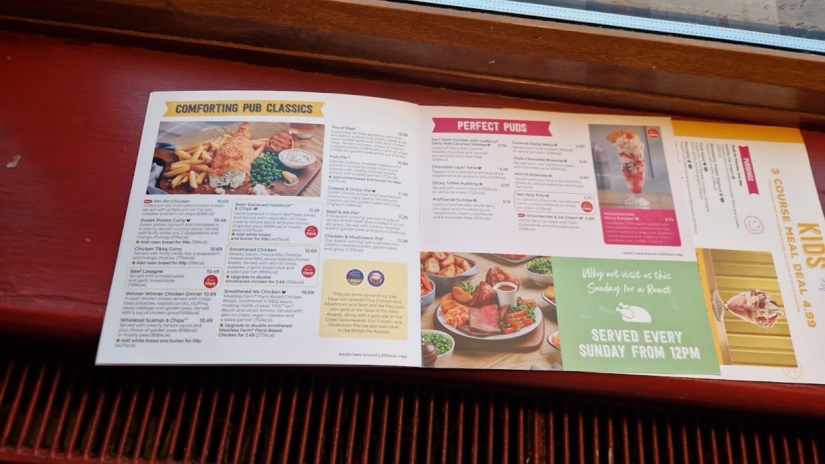 The Hampton Brewers Fayre Photo Menu 10