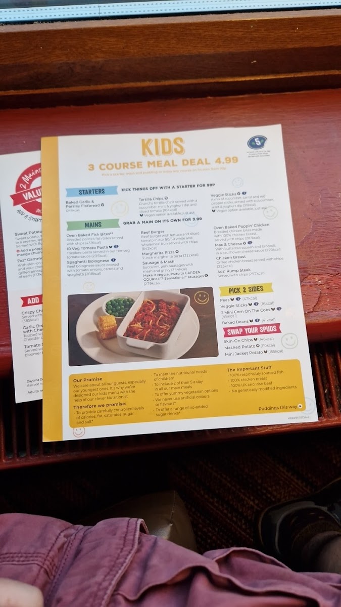 The Hampton Brewers Fayre Photo Menu 4