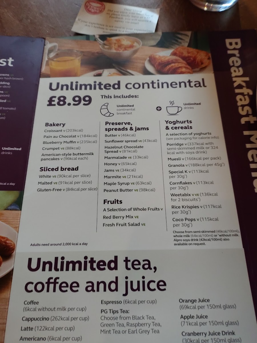 The Hampton Brewers Fayre Photo Menu 7