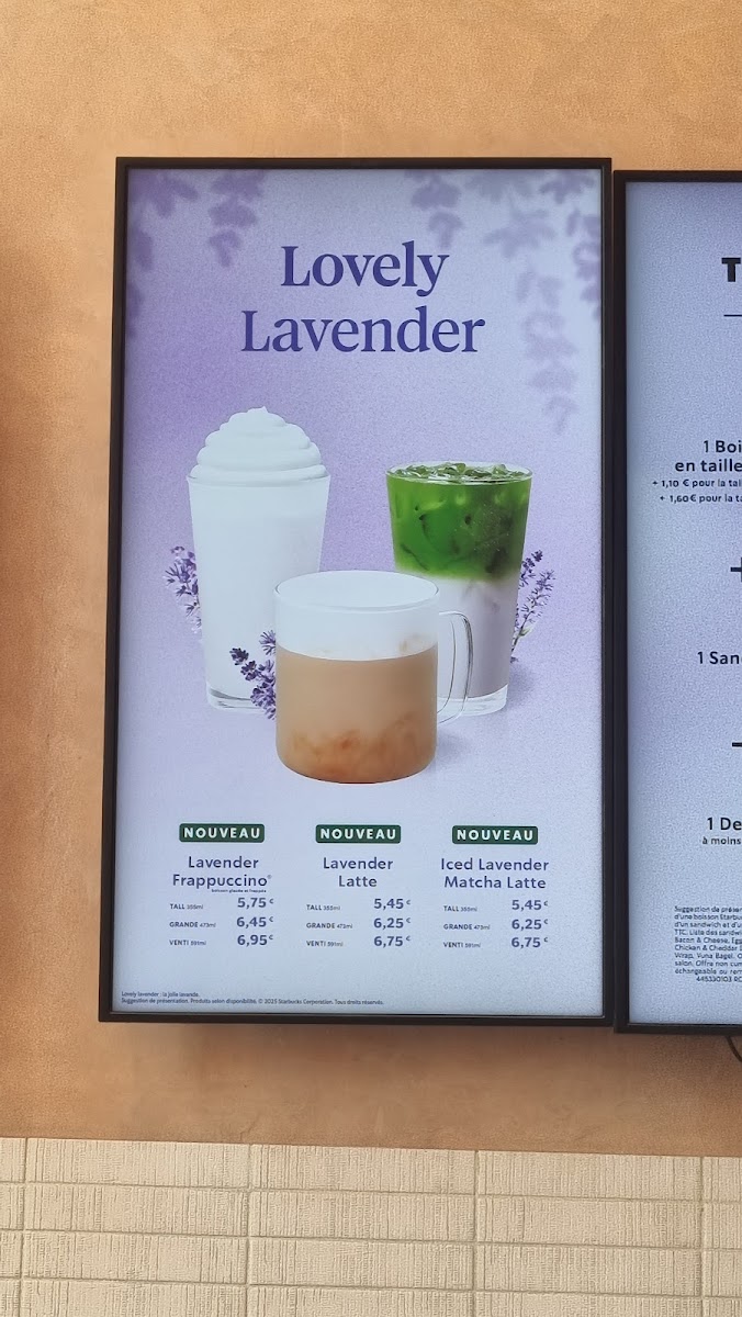 Starbucks Pau Centre-Ville Photo Menu 1