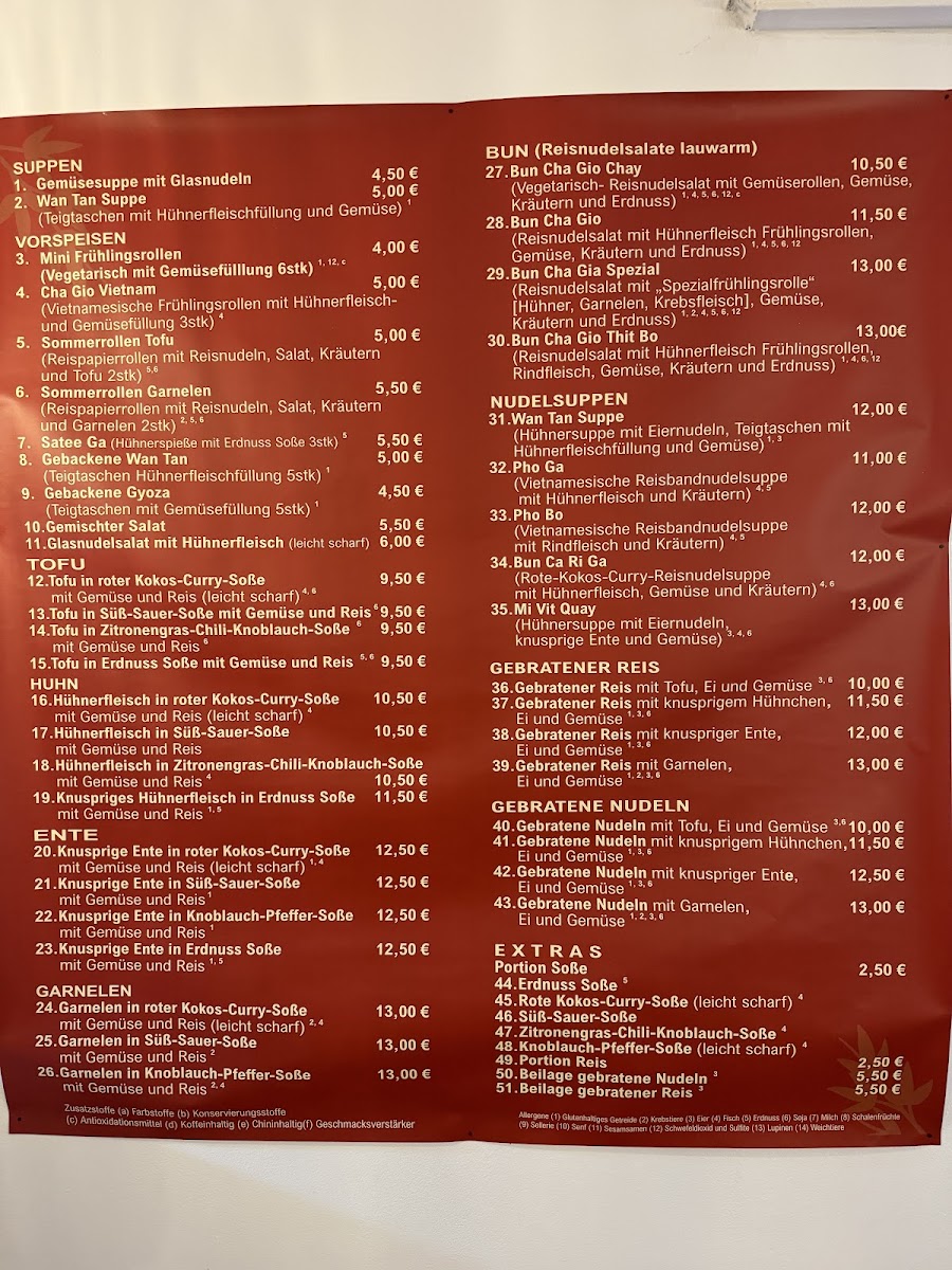 Viet Bun Haus Hanau Photo Menu 1