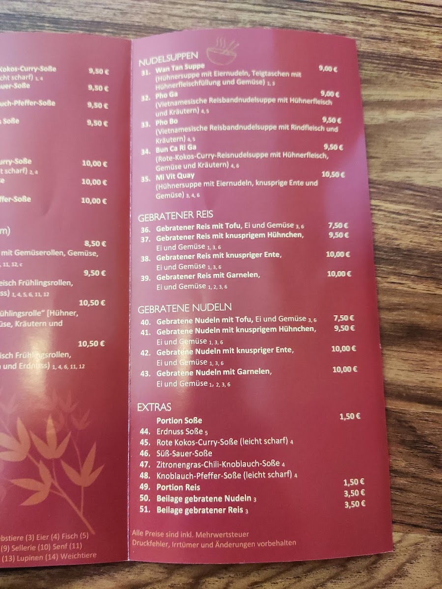 Viet Bun Haus Hanau Photo Menu 3