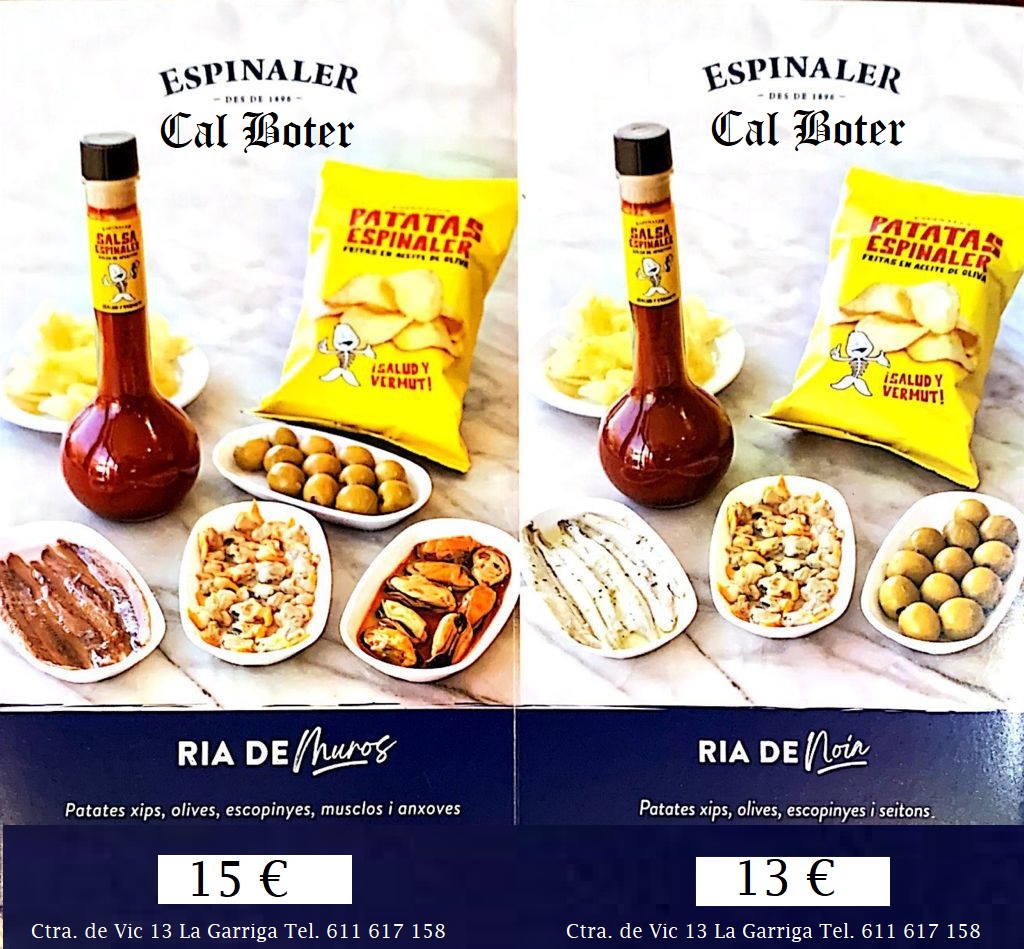Cal Boter Photo Menu 4