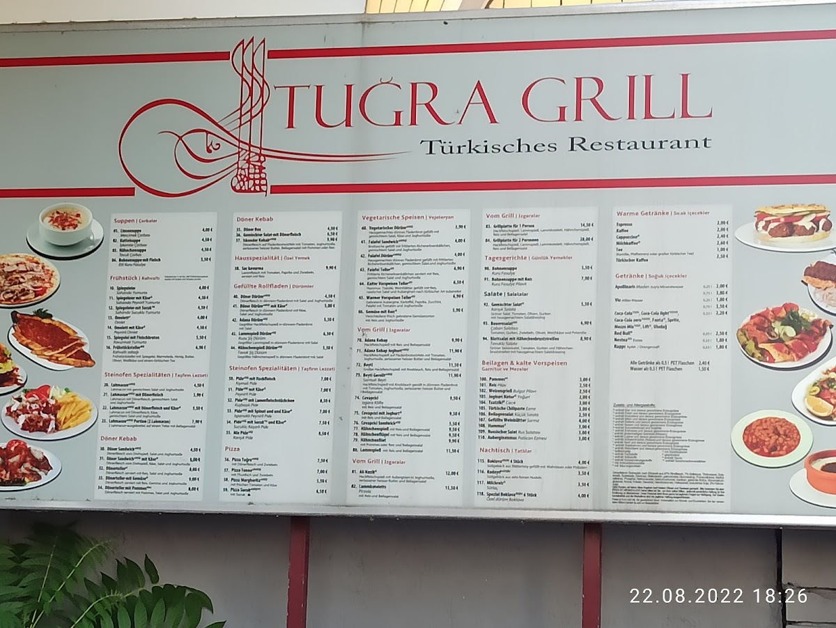TUĞRA GRILL Türkisches Restaurant Photo Menu 5