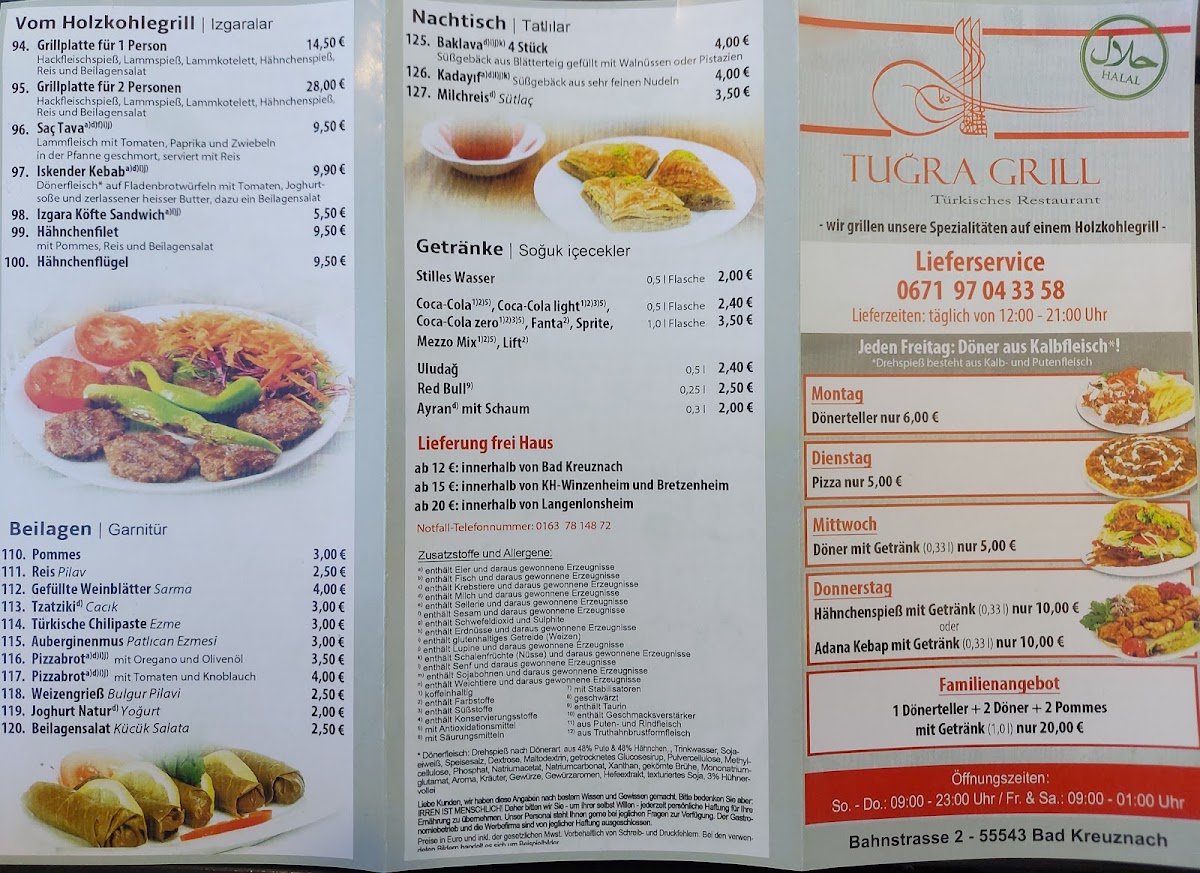 TUĞRA GRILL Türkisches Restaurant Photo Menu 6
