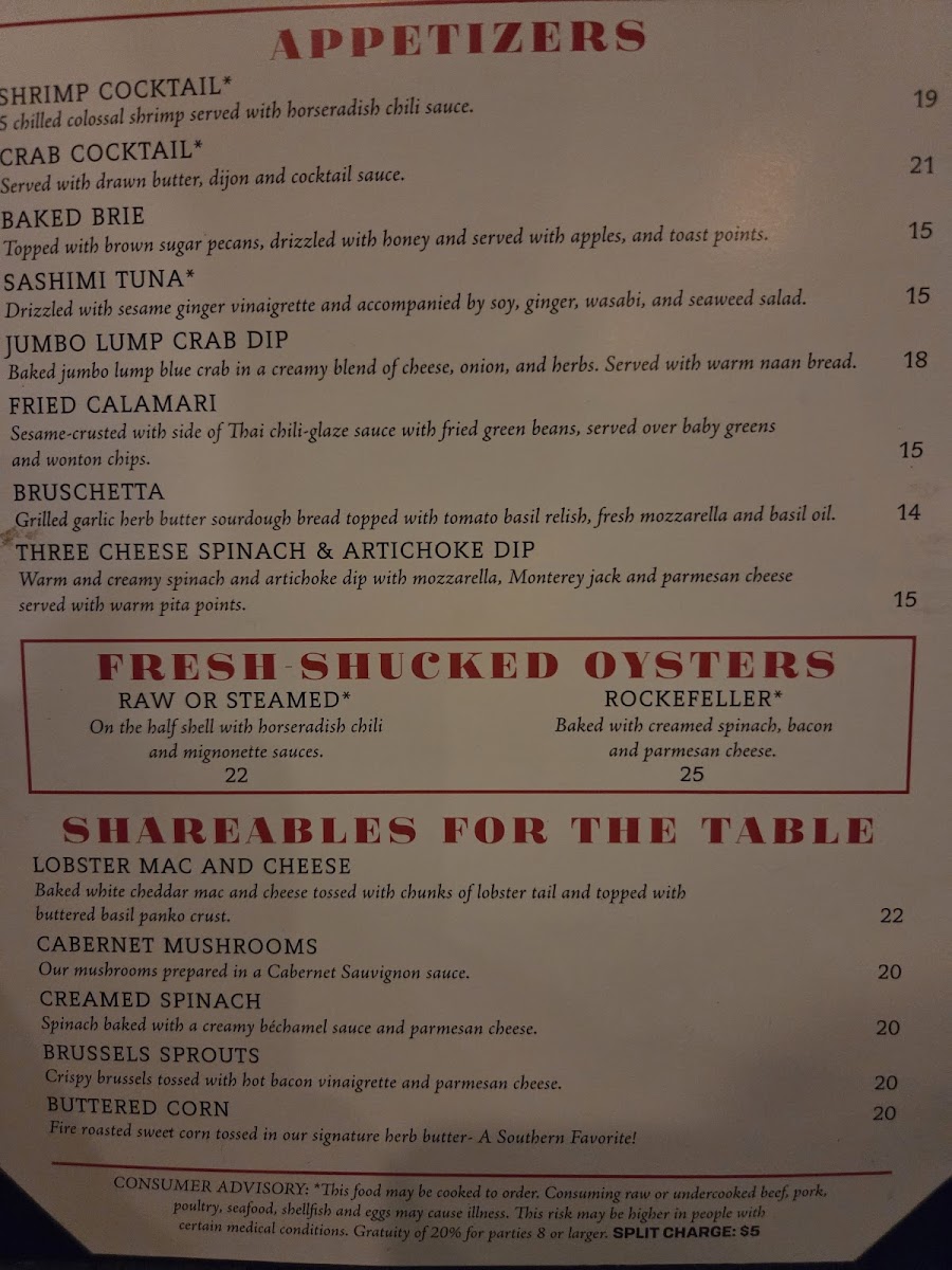 Chophouse Photo Menu 8