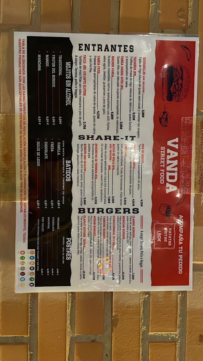 Vanda Pizzeria y Kebab halal en Valencia Photo Menu 10