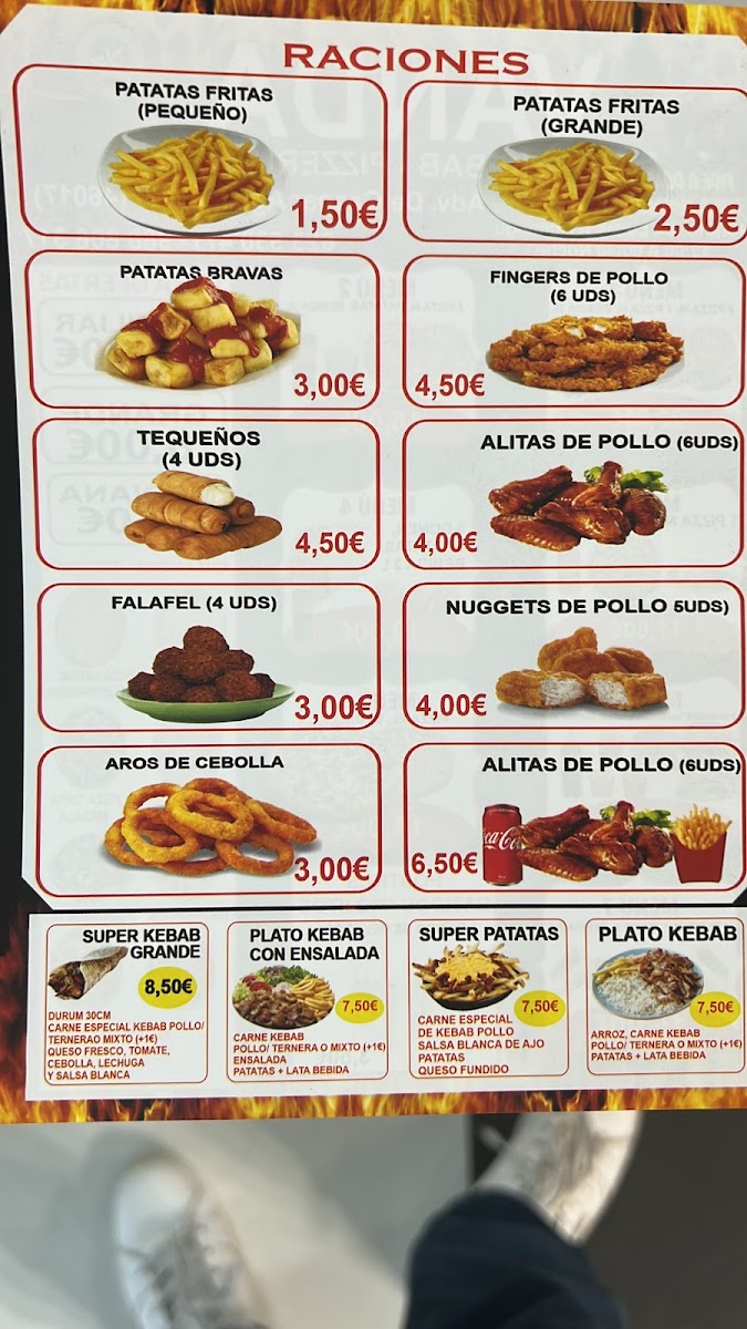 Vanda Pizzeria y Kebab halal en Valencia Photo Menu 4