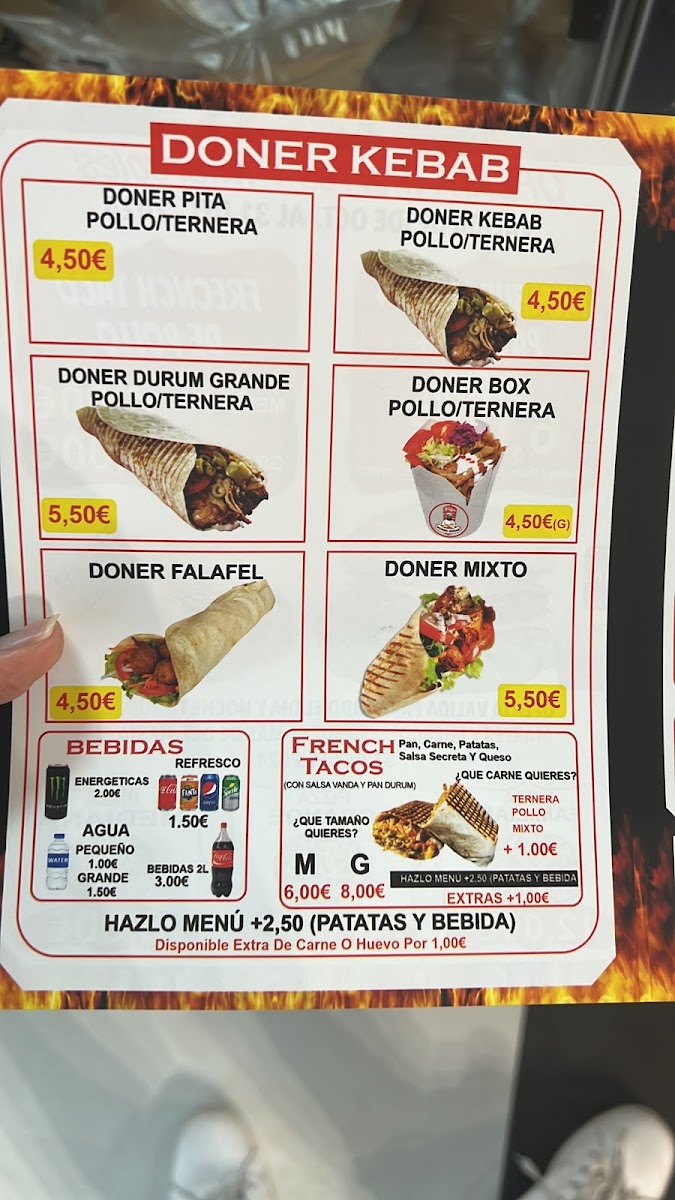Vanda Pizzeria y Kebab halal en Valencia Photo Menu 5