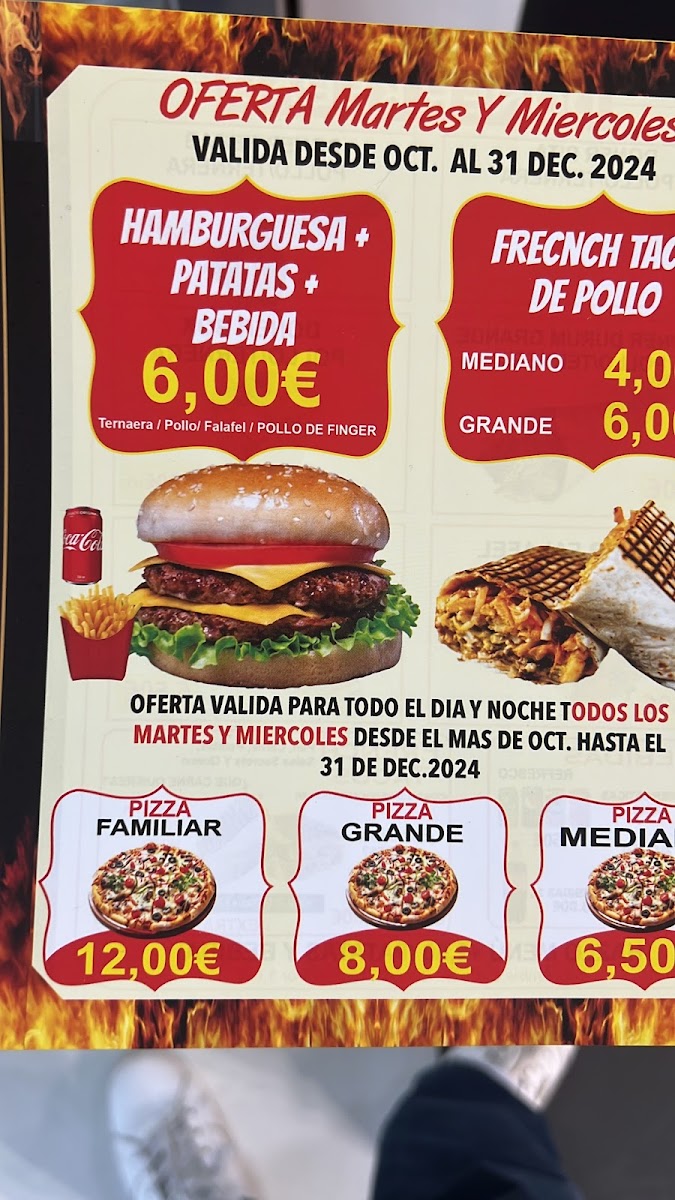 Vanda Pizzeria y Kebab halal en Valencia Photo Menu 7