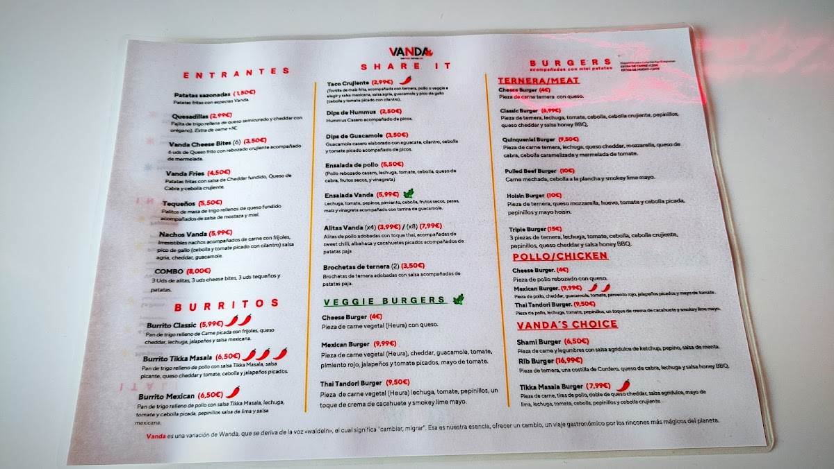 Vanda Pizzeria y Kebab halal en Valencia Photo Menu 8