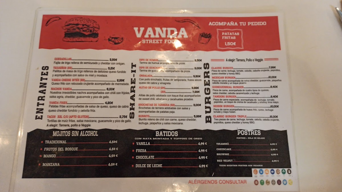 Vanda Pizzeria y Kebab halal en Valencia Photo Menu 9