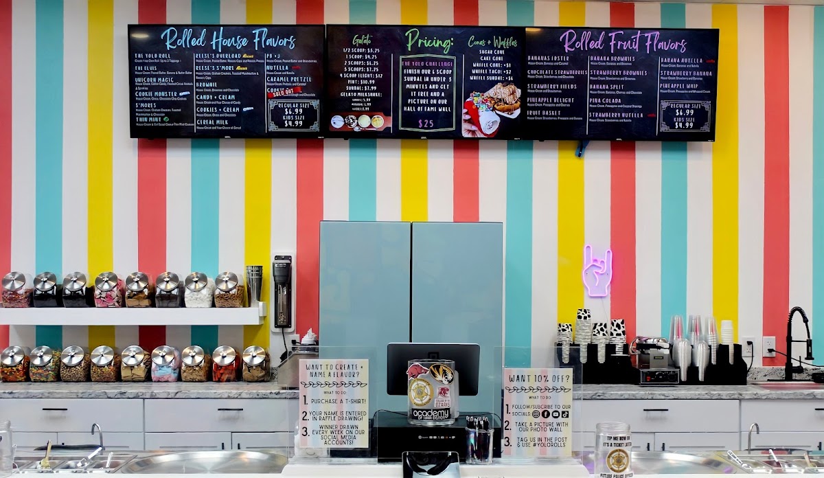 YOLO Rolled Ice Cream & Candy Co.